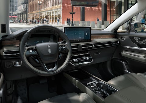 The interior dashboard of 2024 Lincoln Corsair® SUV is shown here. | Friendly Lincoln in Monroe MI