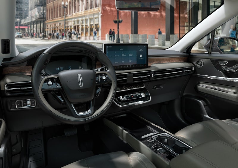 The interior dashboard of 2026 Lincoln Corsair® SUV is shown here. | Friendly Lincoln in Monroe MI
