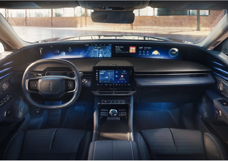The panoramic display is shown in a 2026 Lincoln Nautilus® SUV. | Friendly Lincoln in Monroe MI