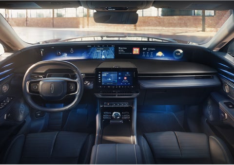 The panoramic display is shown in a 2026 Lincoln Nautilus® SUV. | Friendly Lincoln in Monroe MI