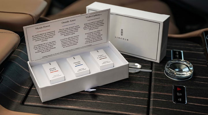 The different Digital Scent cartridges shown.