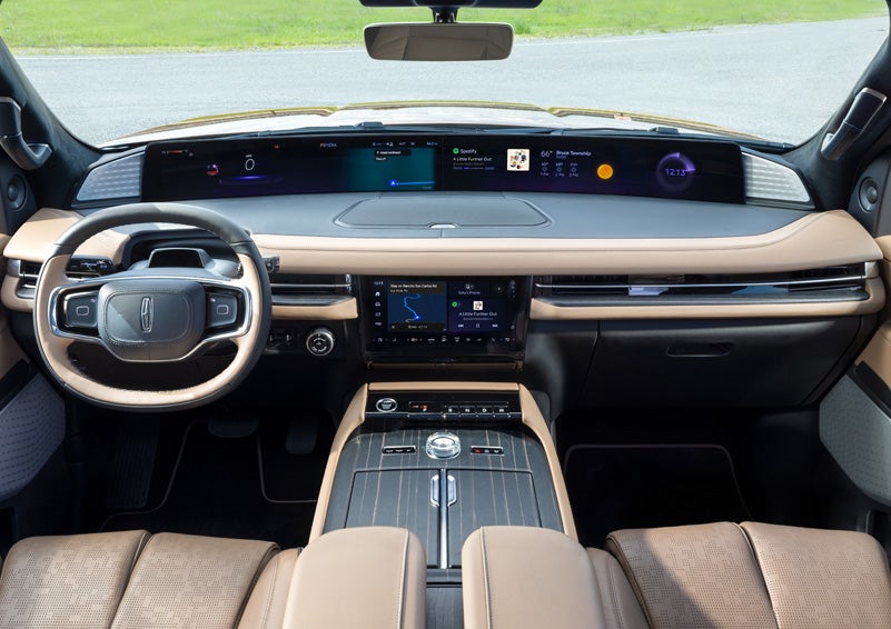 The Enlighten theme is shown in a 2027 Lincoln Navigator® Black Label™ SUV